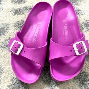 Hot Pink Birkenstock EVA Slides